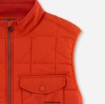 OLYMP oblačila 2DD6J2191 sweat moderen kroj, telovnik, rdeč - Image 2