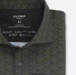 OLYMP oblačila 2DD6J219 št. six 24/7 super slim, poslovna srajca, kent, olivna - Image 2