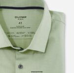 OLYMP oblačila 2DD6J228 št. six 24/7 super slim, poslovna srajca, modern kent, limeta - Image 2