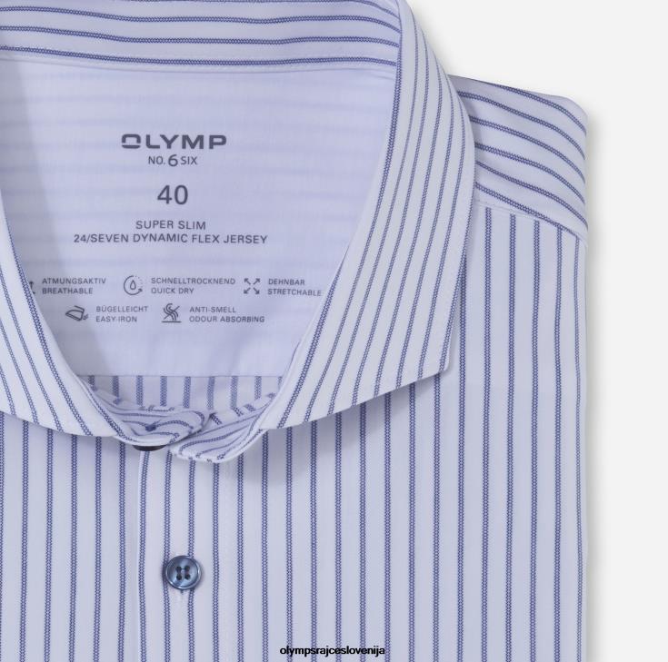OLYMP oblačila 2DD6J22 št. six 24/7 super slim, poslovna srajca, z izrezom, kraljevska - Image 2