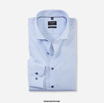 OLYMP oblačila 2DD6J231 št. six super slim, poslovna srajca, royal kent, modra