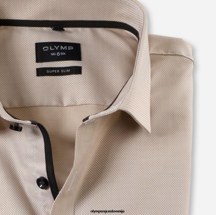 OLYMP oblačila 2DD6J236 št. six super slim, poslovna srajca, moderen kent, naravna - Image 2