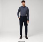 OLYMP oblačila 2DD6J23 št. six super slim, poslovna srajca, urban kent, marine - Image 2