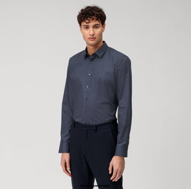 OLYMP oblačila 2DD6J23 št. six super slim, poslovna srajca, urban kent, marine - Image 1