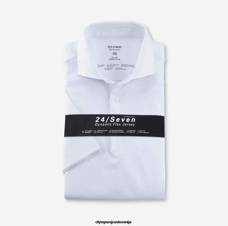 OLYMP oblačila 2DD6J261 št. six 24/7 super slim, poslovna srajca, kent, bela - Image 1