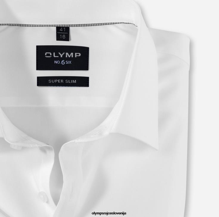 OLYMP oblačila 2DD6J277 št. six super slim, poslovna srajca, urban kent, bela - Image 2