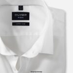 OLYMP oblačila 2DD6J279 št. six super slim, poslovna srajca, urban kent, svetlo bež - Image 2