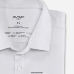 OLYMP oblačila 2DD6J2 št. six 24/seven super slim, poslovna srajca, urban kent, bela - Image 2