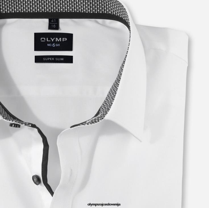 OLYMP oblačila 2DD6J302 št. six super slim, poslovna srajca, dolgi rokavi, extra long, urban kent, bela - Image 2