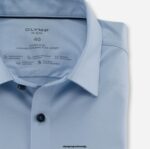 OLYMP oblačila 2DD6J37 št. six 24/seven super slim, poslovna srajca, urban kent, svetlo modra - Image 2