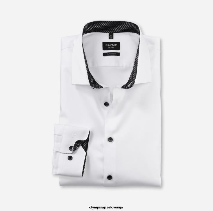 olymp_oblacila_2dd6j39_st_six_super_slim_poslovna_srajca_moderen_kent_bela.jpg OLYMP oblačila 2DD6J39 št. six super slim, poslovna srajca, moderen kent, bela - Image 1