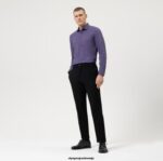 OLYMP oblačila 2DD6J401 stopnja pet 24/7 body fit, poslovna srajca, moderni kent, fuksija - Image 2