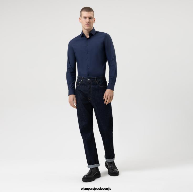 OLYMP oblačila 2DD6J410 stopnja pet 24/7 body fit, poslovna srajca, moderni kent, marine - Image 2