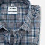 OLYMP oblačila 2DD6J411 level pet body fit, poslovna srajca, new york kent, modra - Image 2