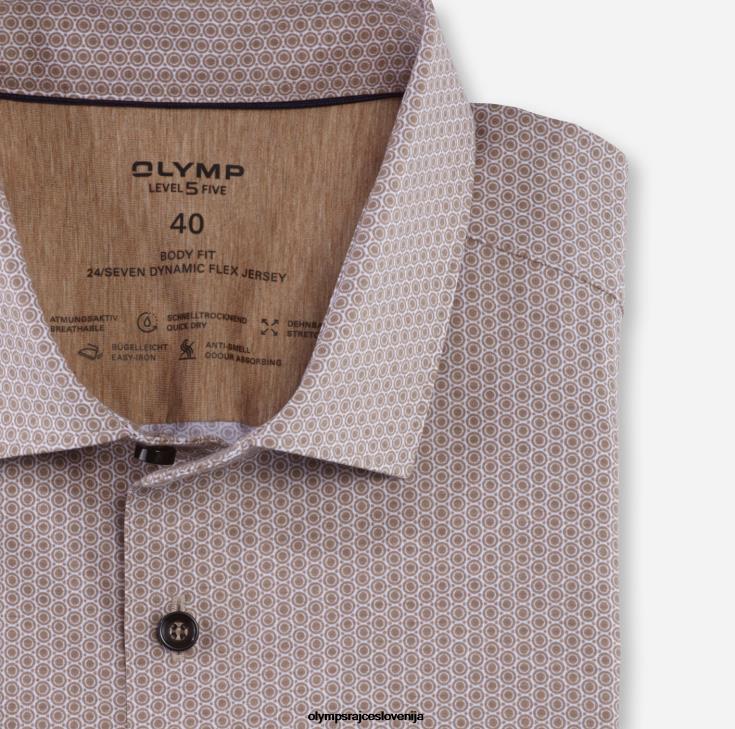 OLYMP oblačila 2DD6J415 level five 24/7 body fit, business shirt, modern kent, natural - Image 2