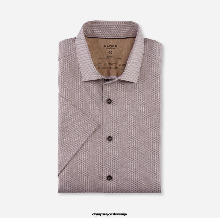 olymp_oblacila_2dd6j415_level_five_24_7_body_fit_business_shirt_modern_kent_natural.jpg OLYMP oblačila 2DD6J415 level five 24/7 body fit, business shirt, modern kent, natural - Image 1