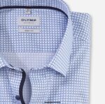 OLYMP oblačila 2DD6J428 level pet body fit, poslovna srajca, new york kent, modra - Image 2