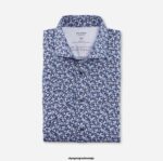 OLYMP oblačila 2DD6J487 level five 24/7 body fit, business shirt, kent, natural