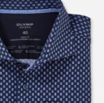 OLYMP oblačila 2DD6J502 stopnja pet 24/7 body fit, poslovna srajca, kent, marine - Image 2