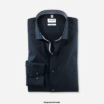 OLYMP oblačila 2DD6J537 body fit pete stopnje, poslovna srajca, royal kent, kobalt