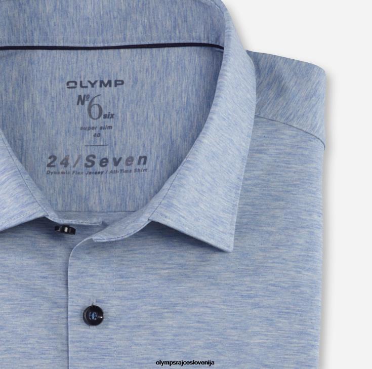 OLYMP oblačila 2DD6J53 št. six 24/7 super slim, poslovna srajca, urban kent, modra - Image 2
