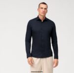 OLYMP oblačila 2DD6J55 št. six 24/7 super slim, poslovna srajca, urban kent, marine