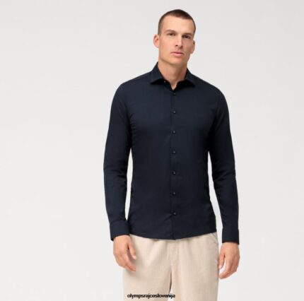 OLYMP oblačila 2DD6J55 št. six 24/7 super slim, poslovna srajca, urban kent, marine