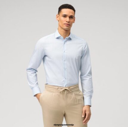 OLYMP oblačila 2DD6J562 level five fit, poslovna srajca, royal kent, bleu