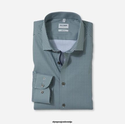 OLYMP oblačila 2DD6J571 level five fit, poslovna srajca, moderen kent, olivna