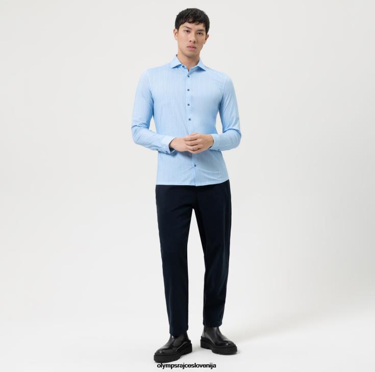 OLYMP oblačila 2DD6J5 št. six 24/7 super slim, poslovna srajca, kent, modra - Image 2
