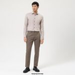OLYMP oblačila 2DD6J600 level five 24/7 body fit, business shirt, modern kent, natural - Image 2