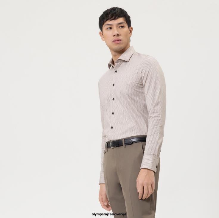 olymp_oblacila_2dd6j600_level_five_24_7_body_fit_business_shirt_modern_kent_natural.jpg OLYMP oblačila 2DD6J600 level five 24/7 body fit, business shirt, modern kent, natural - Image 1