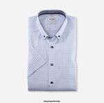 OLYMP oblačila 2DD6J601 body fit pete stopnje, poslovna srajca, na gumbe, modra