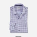 OLYMP oblačila 2DD6J635 level five fit, poslovna srajca, royal kent, rose