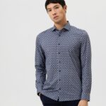 OLYMP oblačila 2DD6J638 level five 24/7 body fit, business shirt, kent, natural