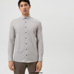 OLYMP oblačila 2DD6J647 level five 24/7 body fit, business shirt, modern kent, natural