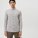 OLYMP oblačila 2DD6J647 level five 24/7 body fit, business shirt, modern kent, natural