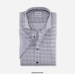 OLYMP oblačila 2DD6J657 body fit pete stopnje, poslovna srajca, royal kent, taupe