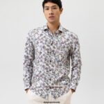 OLYMP oblačila 2DD6J659 level five 24/7 body fit, business shirt, kent, natural