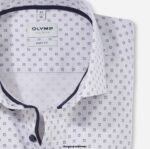 OLYMP oblačila 2DD6J660 body fit pete stopnje, poslovna srajca, royal kent, taupe - Image 2