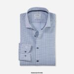 OLYMP oblačila 2DD6J668 body fit pete stopnje, poslovna srajca, royal kent, taupe