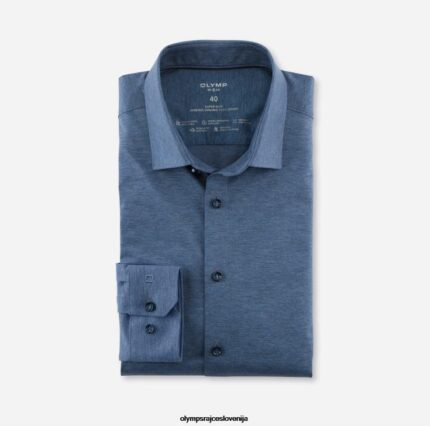 OLYMP oblačila 2DD6J68 št. six 24/7 super slim, poslovna srajca, urban kent, smoke blue