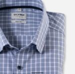 OLYMP oblačila 2DD6J706 body fit pete stopnje, poslovna srajca z zapenjanjem, dimljeno modra - Image 2