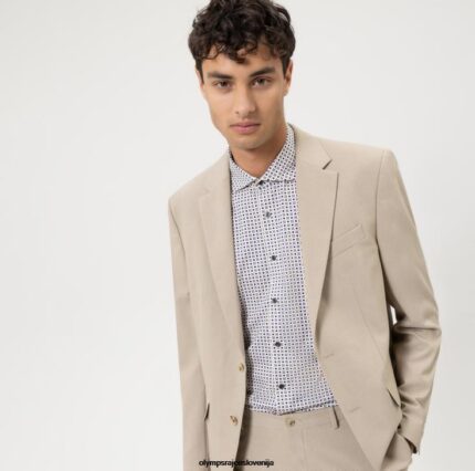OLYMP oblačila 2DD6J773 level five 24/7 body fit, business shirt, kent, natural