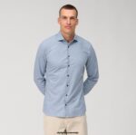 OLYMP oblačila 2DD6J79 št. six 24/7 super slim, poslovna srajca, kent, modra