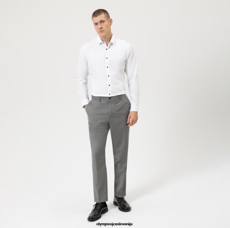 OLYMP oblačila 2DD6J80 št. six 24/seven super slim, poslovna srajca, moderen kent, bela - Image 2