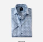 OLYMP oblačila 2DD6J818 level five fit, poslovna srajca, royal kent, bleu