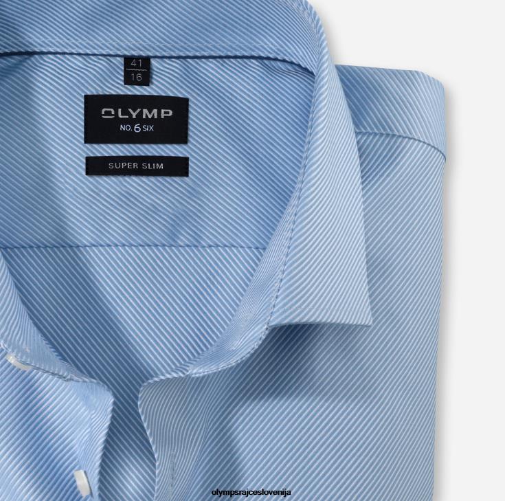OLYMP oblačila 2DD6J85 št. six super slim, poslovna srajca, royal kent, modra - Image 2