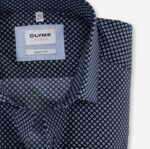 OLYMP oblačila 2DD6J906 level five body fit, poslovna srajca, dolgi rokavi, zelo dolgi, moderni kent, modra - Image 2