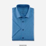 OLYMP oblačila 2DD6J917 luxor 24/seven modern fit, poslovna srajca, new kent, modra